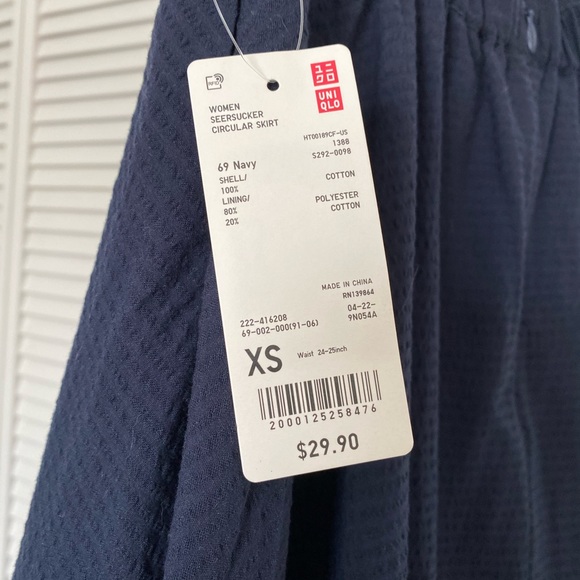 Navy Blue Skirt - Picture 4 of 8